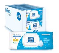 Mixa Salviette per neonati con acqua detergente, confezione da 18 x 48 salviette