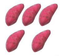 Mixabloem 5 pezzi di schiuma artificiale realistica, patate dolci in schiuma artificiale, verdure finte realistiche decorative realistiche per cucina, casa, feste