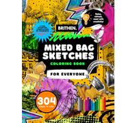 Mixed Bag Jumbo Coloring Book: 8.5” x 11” | Assorted Drawings of Miscellaneous Items, Landscapes, Architecture, and Animals To Color For All Ages