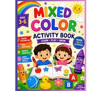 Mixed color activity book
