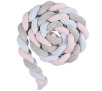 Mixed-Color Handmade 3-Strand Braided Knot Pillow, Handmade Long Strip Decorative Throw Cushion, Soft Plush Accent Bolster for Sofa Bed & Boho Living Rooms Decor