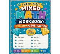Mixed Math Power: 3-Digit Addition & Subtraction: Clear Horizontal Practice with Regrouping