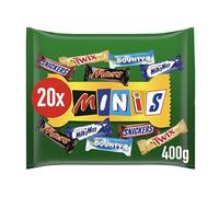 Mixed Minis Assortimento di Mars, Twix, Snickers, Bounty e Milky Way, 400g | Il Dolce Perfetto per la tua festa di Halloween e Dolcetto o Scherzetto