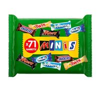 Mixed Minis Confezione Assortita di Miniatures Mars, Twix, Snickers, Bounty e Milky Way, 71 barrette miste per un totale di 1.4 kg, Vecchia versione