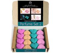 Mixed Perfume Wax Fuses Set da sciogliere 2 - Includes 4 x 5g each of Perfume Inspired Fragrances in Heart Shaped Wax Fuses - Madame Coco, Sauvage, La Vie Belle, Ladies 1 Millions