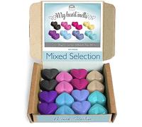 Mixed Scents - Cera da sciogliere a forma di cuore, 16 pezzi
