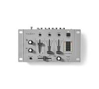 MIXER 3 CANALI STEREO CON CROSSFADER E TALKOVER DJ KARAOKE LED CONTROLLER CH