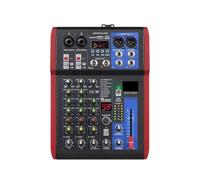 Mixer 99DSP DJ Console - 2 ingressi fono/linea MP3/USB I/O EQ ed effetti di ritardo 20Hz-30KHz Scheda audio da studio(4 Channels)