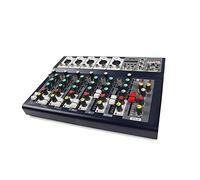 Mixer a 7 Canali Canto, Mixer Professionale Con Microfono USB Con Display Digitale MP3, Gestisce I Toni Alti/medi/bassi, Supporta La Lettura Del Disco U, Per Home Live Stage