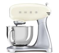 Smeg Impastatrice planetaria SMF04CREU – 800 W, 10 velocità, Smooth Start e Steady Mix, Panna