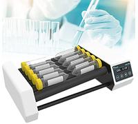 Mixer a rullo per tubi, velocità regolabile da 20 a 80 giri/min, miscelatore di sangue multi-tubo per laboratori e aule scolastiche, design digitale con 6 rulli