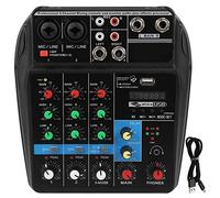 mixer Acustico4 Channel Music ConsoleinterfacceAcusticodi registrazione del computer Mixer Sound Mixing per USB Home Production K Songsapparecchiature di produzione musicale