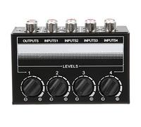 mixer AcusticoMixer stereoMixerAcusticoMini segnaleAcusticopassivo Hub a 4 canali per apparecchiature per effetti di canto all'apertomixer stereo