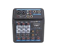 Mixer Aduio A 4/6 Canali Console DJ Con Interfaccia Mixer Audio Con Scheda Audio Bluetooth For Registrazione Su Computer, Karaoke