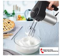 MIxer Aigostar da cucina ,6 Velocita regolabili, Pulsante Turbo, 300W