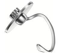 mixer attachments, 1 pz, compatibile con accessori for pentole KitchenAid e gancio for impasto in acciaio inossidabile, adatto for accessori for impastatrici verticali da 4,5 e 5 QT