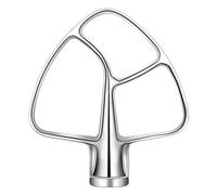 mixer attachments, Frusta flessibile in acciaio inossidabile, compatibile con robot da cucina Kitchenaid, adatta a ciotole con supporto inclinabile da 4,5-5 quarti - T02C