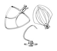 mixer attachments, Gancio for impastare da 4,5-5 litri, accessorio for frusta a 6 linee K45WW, compatibile con lavastoviglie KitchenAid.(Gift Box)