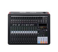 Mixer audio, 12channels Professional Audio Mixer 7 Banda eq 99dsp USB Console di miscelazione registrazione bluebooth con Aux fx Produzione