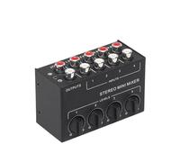 Mixer Audio, 2 Pz CX400 Mini Mixer Stereo Passivo RCA 4 Canali Piccolo Au Dio Dispenser Per Live Studio Attrezzature DJ Para Karaoke per streaming live