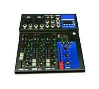 MIXER AUDIO 4 CANALI PROFESSIONALE USB CON ECHO DELAY DJ KARAOKE PIANOBAR LIVE