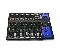 Mixer Audio 7 Canali Controller Professionale USB Karaoke DJ Echo F7
