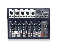 Mixer Audio 7 Canali Professionale Bluetooth Console Alimentazione Phantom 48V