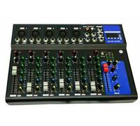 MIXER AUDIO 7 CANALI PROFESSIONALE USB CON ECHO DELAY DJ KARAOKE PIANOBAR LIVE