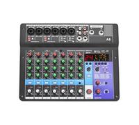Mixer audio, 8 canali DJ Sound Mixing Table 24 DSP Effect Audio Mixer PC USB Play Recording 48V Controller Console A8 per karaoke in studio