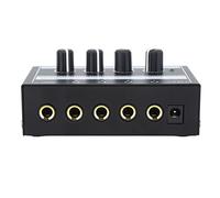 Mixer audio a 4 canali HA400A Ultra Low Noise Professional Monitor Auricolare Sound Mixer per Bar Party 100-240V (#3)