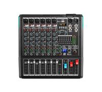 Mixer Audio A 6 Canali Console Di Missaggio Audio USB Computer Di Registrazione Ritardo Alimentazione Phantom 48V Ripetizione 99 Effetti