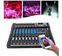 Mixer audio a 8 canali audio mixer registrazione digitale Bluetooth mixer USB DJ karaoke party per karaoke Digital Audio Mixer