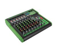 Mixer audio a 8 canali, mixer stereo con 99 effetti digitali DSP, ingresso MP3, 48 V, alimentazione phantom, console, amplificatore DJ Live Mixer