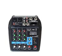 Mixer audio, A4 Sound Mixing Console Bluetooth USB Record Computer Playback 48V Phantom Power Delay Repaeat Effect 4 Channels Audio Mixer(A4 U-S)