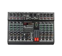 Mixer Audio Audio EQ A 7 Bande Tavolo Mixing DJ 6/8 Canali Mono Con USB 2 Uscita AUX 48V 99 Effetti(8 Channel)