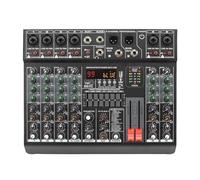 Mixer Audio Audio EQ A 7 Bande Tavolo Mixing DJ 6/8 Canali Mono Con USB 2 Uscita AUX 48V 99 Effetti(6 Channel)