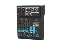 Mixer audio, Audio HD 4 Mixer Audio A 5 Canali Console Portatile Professionale Ingresso Computer Alimentazione 48v Trasmissione In Diretta A4 A5 Mixer Audio Audio Processore mixer digitale DJ (Color