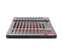 Mixer audio Bluetooth 8 canali DJ mixer con USB, mixer audio professionale per spettacoli palcoscenici, studio di registrazione