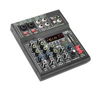 Mixer Audio Bluetooth Console Di Missaggio A 4 Canali 99 Effetti USB 48V Tavolo Da Tavolo For Karaoke For Feste