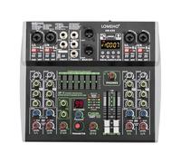 Mixer audio, Console di missaggio a 6 canali Bluetooth 7 Band EQ Mixer 48V 99 DSP Effetti professionali USB PC AM-AX6