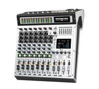 Mixer audio, Console Di Missaggio A 8 Canali, Mixaggio Audio Professionale, 99 Effetti Digitali, Controllo, DJ, Performance Sul Palco,PC, studio di registrazione e giochi