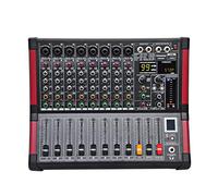 Mixer audio Console di missaggio a 8 canali (mono) con Registra 99 effetti DSP Funzione USB Mixer professionale Clearer Vocals