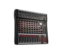 Mixer Audio, Console Di Missaggio Professionale A 8 Canali Con Bluetooth, USB, Ingresso Registrazione For PC E Jack For Microfono XLR per streaming live, podcasting, PC
