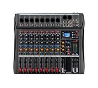 Mixer Audio, Console Di Mixaggio Audio Professionale, 8 Canali, Con Ingresso Registrazione Bluetooth E USB per streaming live, podcasting, PC