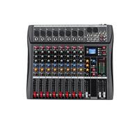 Mixer Audio, Console Di Mixaggio Professionale, Pannello Controllo A Scheda Audio A 8 Canali Con Ingresso Registrazione Bluetooth E USB per streaming live, podcasting, PC