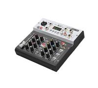 Mixer Audio Console DJ Interfaccia Di Mixaggio Registrazione Scheda Audio 24 Bit 192K Con Manopola LED OTG Bluetooth 5.0 For Trasmissione In Diretta