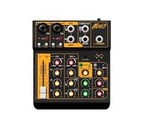 Mixer Audio Console DJ Mini4 In Metallo Con Effetto Di Ripetizione Del Ritardo Di Alimentazione Bluetooth 48V For La Registrazione Del PC Della Console Di Missaggio Audio