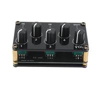 Mixer Audio, Console Mini Scheda Audio Multiuso Mixer a 4 Canali Stereo Passivo Portatile