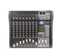 Mixer Audio, Controller DJ Mixer Audio Sound Mixing Professale 8 Canali Console Di Mixaggio Bluetooth Scheda USB Reverb For PC Stage Studio per streaming live, podcasting, PC