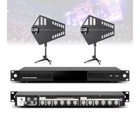 Mixer audio digitale, processore 4"/8-out, gestione altoparlanti DSP, USB, WiFi, RS485 e RS232, frequenza di campionamento del suono 96 kHz per sale conferenze e studi